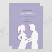 Erwartung von Eltern Glückwunschkarte (Vorne/Hinten)