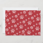 Erwartung von Joy Pregnancy Ankündigung Weihnachte (Rückseite)