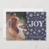 Erwartung von Joy Pregnancy Ankündigung Weihnachte (Vorderseite)