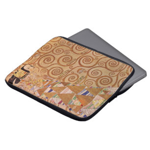 Erwartung von Klimt Vintage Victorian Art Nouveau Laptopschutzhülle