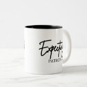 Erwartung von Patronum Maternity Funny Mama Gesche Zweifarbige Tasse (VorderseiteRechts)