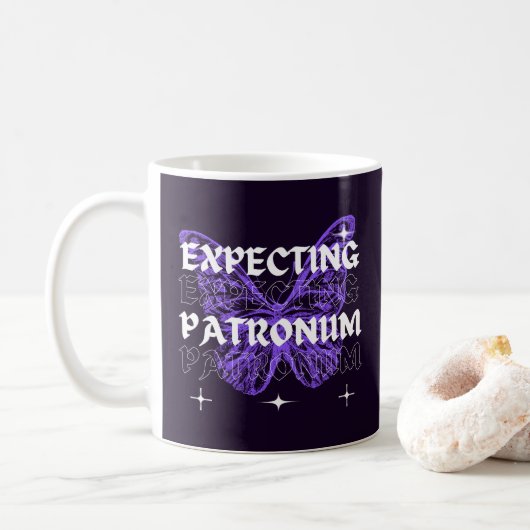 Erwartung von Patronum Maternity Schmetterling Mam Kaffeetasse (Mit Donut)