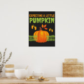 Erwartung von wenig Kürbiskeim Phantastisch Poster (Küche)