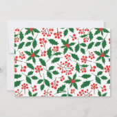 Erwartungen Baby Couple Foto Weihnachten (Rückseite)