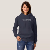 Erwartungen Frauen als Grundschuldner Hoodie (Vorne ganz)