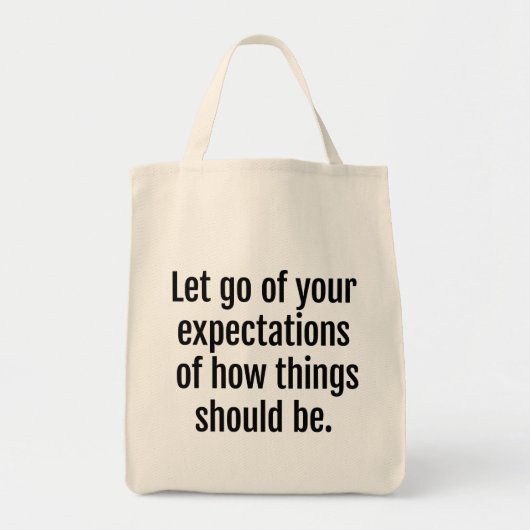 Erwartungen Lebensmittelgeschäft Tote Tag Tragetasche (Vorne)