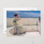 Erwartungen von Lawrence Alma Tadema Postkarte (Vorne/Hinten)
