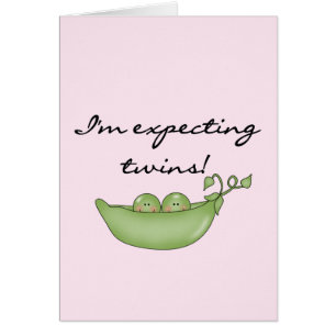 Erwartungen von Zwillingen - Erbsen in einem Pod