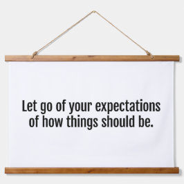 Erwartungen Wandteppiche aus Holz