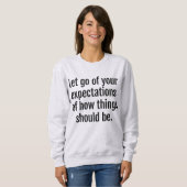 Erwartungen Women's Basic Sweatshirt (Vorne ganz)