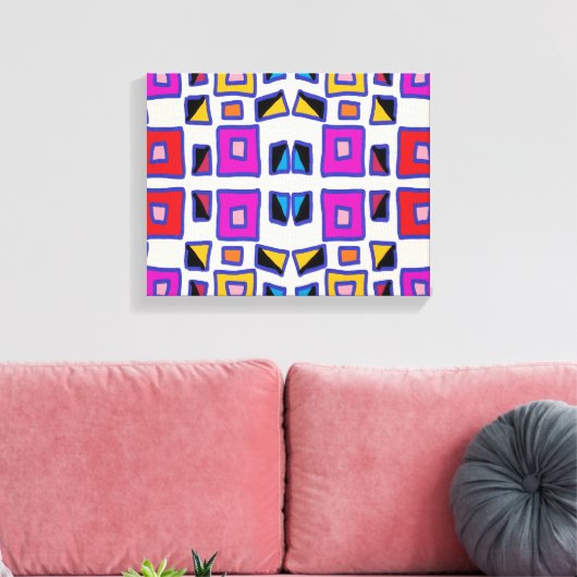 Erwartungsfenster Leinwanddruck (Insitu (Wohnzimmer))