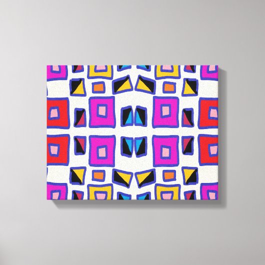 Erwartungsfenster Leinwanddruck (Vorderseite)