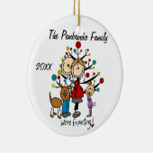 Erwartungsvolle Paare mit Keramik Ornament (Rechts)