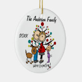 Erwartungsvolle Paare mit Keramik Ornament (Rechts)