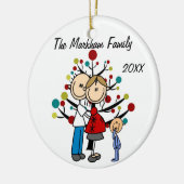 Erwartungsvolle Paare mit Keramik Ornament (Links)