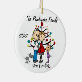 Erwartungsvolle Paare mit Keramik Ornament (Rechts)