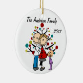 Erwartungsvolle Paare mit Keramikornament (Rechts)