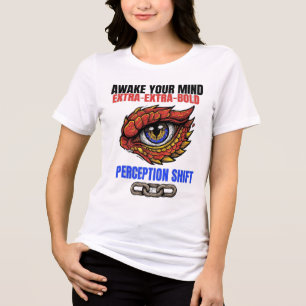 Erwecke deine geistige Wahrnehmungsverschiebung Tri-Blend Shirt