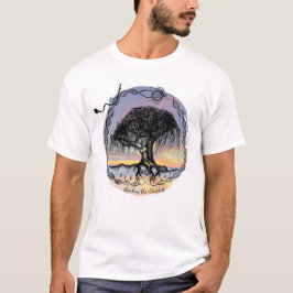 Erwecken Sie den Göttin-Baum auf Sonnenuntergang T-Shirt