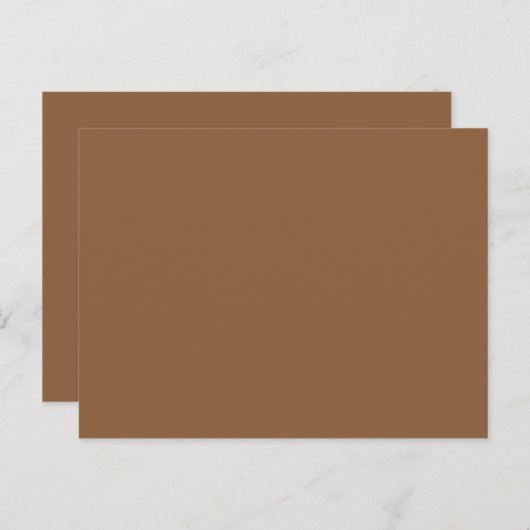Erweitern Sie Ihr Design mit einem braunen Hinterg Postkarte (Vorne/Hinten)