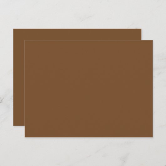 Erweitern Sie Ihr Design mit einem braunen Hinterg Postkarte (Vorne/Hinten)