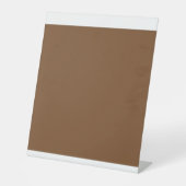 Erweitern Sie Ihr Design mit einem braunen Hinterg Sockelschild (Vorderseite)