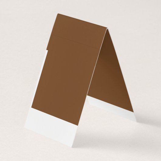 Erweitern Sie Ihr Design mit einem braunen Hinterg Visitenkarten (Rückseite)