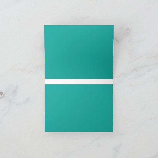 Erweitern Sie Ihr Design mit einem grünen Hintergr Dankeskarte (Innenseite)