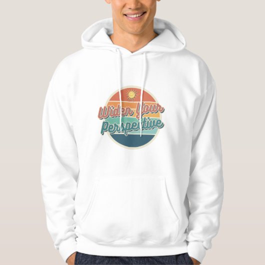 Erweitern Sie Ihre Perspektive Retro Hoodie (Vorderseite)