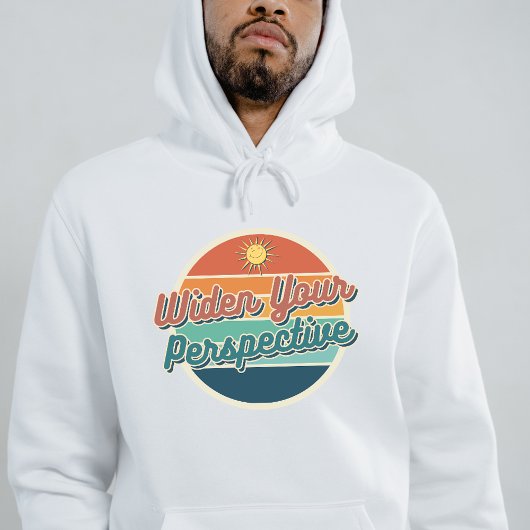 Erweitern Sie Ihre Perspektive Retro Hoodie