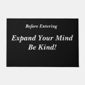 Erweitern Sie Ihren Geist freundlich! Doormat Fußmatte (Vorderseite)