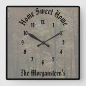 Erweitert Erstellen Sie Ihren eigenen benutzerdefi Quadratische Wanduhr (Vorderseite)