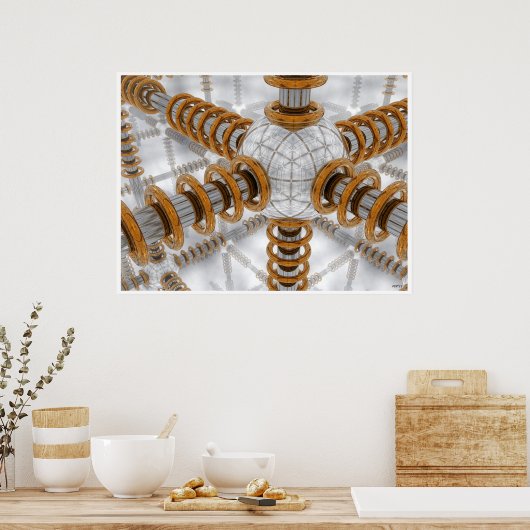 Erweiterte Automatisierung Poster (Küche)