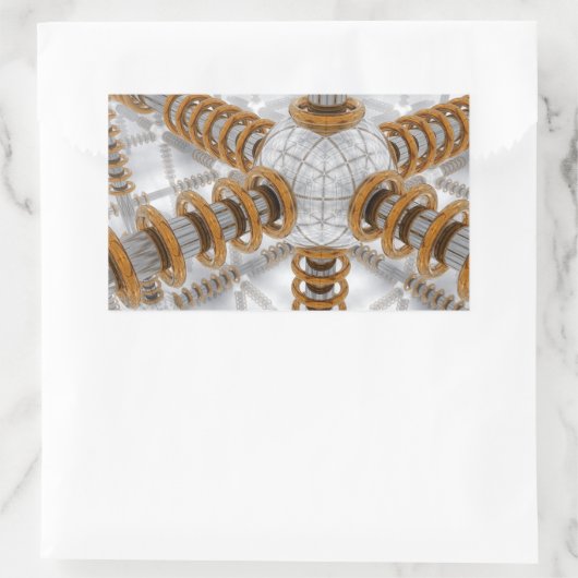 Erweiterte Automatisierung Rechteckiger Aufkleber (Tasche)