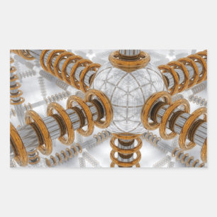 Erweiterte Automatisierung Rechteckiger Aufkleber