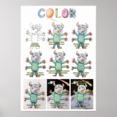 Erweiterte Farbplakate Poster (Vorne)