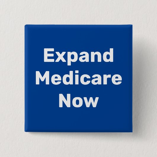Erweiterte jetzt Medicare-Schaltfläche Button (Vorderseite)