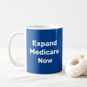 Erweiterte Medicare jetzt Kaffeetasse