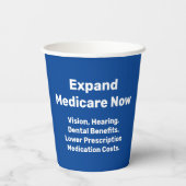 Erweiterte Medicare jetzt Pappbecher (Rückseite)