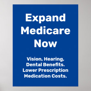 Erweiterte Medicare jetzt Poster