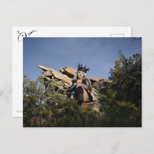 Erweiterte Postkarte "Beobachtungsstelle" (Vorne/Hinten)