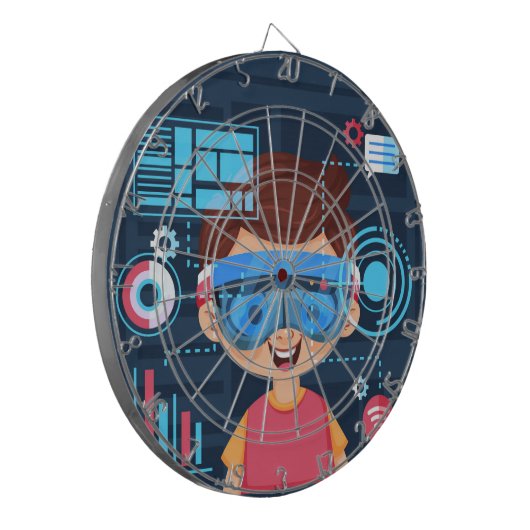 Erweiterte Realität Dartscheibe (Vorderseite Links)