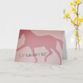 ERWEITERTE TROTGRAFFITI 12x18 GREETING-KARTE Karte (Gelbe Blume)