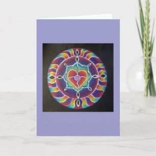Erweiterung der Herzkarte Mandala Karte