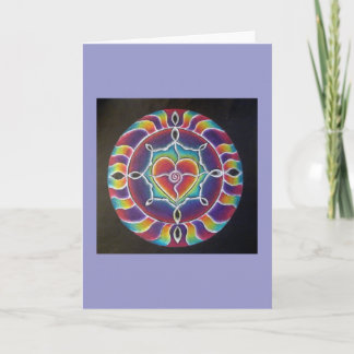 Erweiterung der Herzkarte Mandala Karte