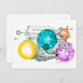 Erweiterung der Multiversen Kunst Postkarte (Vorne/Hinten)