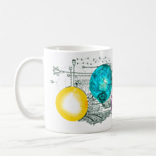 Erweiterung der vielfältigen Abstrakten Kunst Kaffeetasse