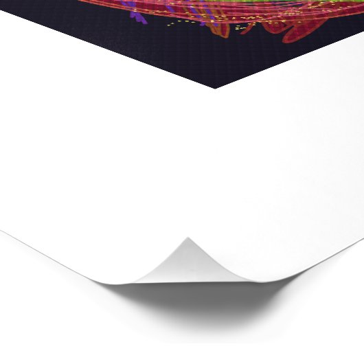 Erweiterung des strahlenden Fotos Fotodruck (Ecke)