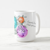 Erweiterung des Universums hält unendliches Verspr Kaffeetasse (VorderseiteRechts)