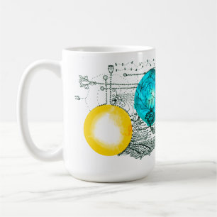 Erweiterung des Universums hält unendliches Verspr Kaffeetasse